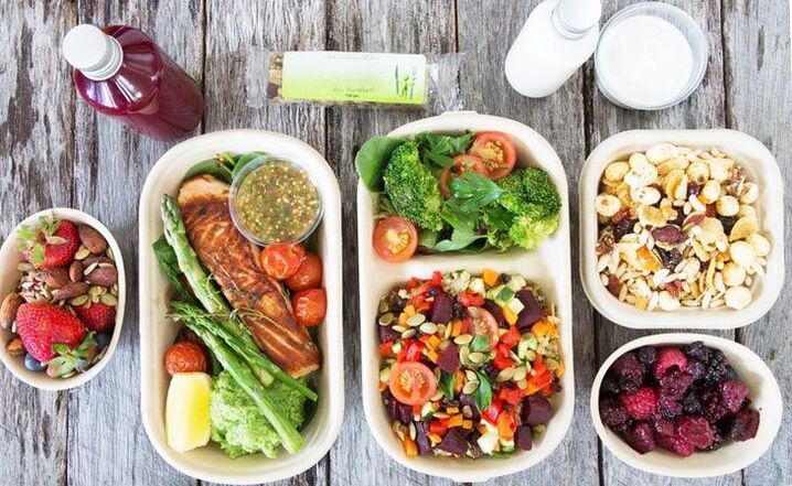 Menu nutritionnel