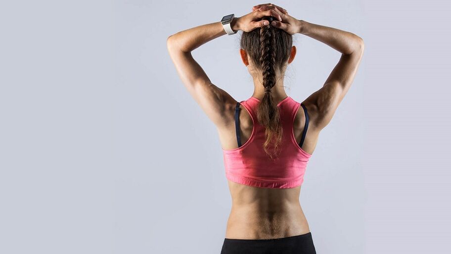 corps mince après un exercice de perte de poids